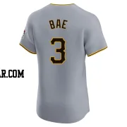 Ji Hwan Bae Men's Pittsburgh Pirates Gray Elite Road Jersey