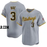 Ji Hwan Bae Men's Pittsburgh Pirates Gray Limited Away Jersey