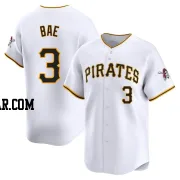 Ji Hwan Bae Men's Pittsburgh Pirates White Limited Home Jersey