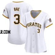 Ji Hwan Bae Women's Pittsburgh Pirates White Limited Home Jersey