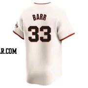 Jim Barr Men's San Francisco Giants Cream Elite Home Jersey