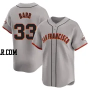 Jim Barr Youth San Francisco Giants Gray Limited Away Jersey