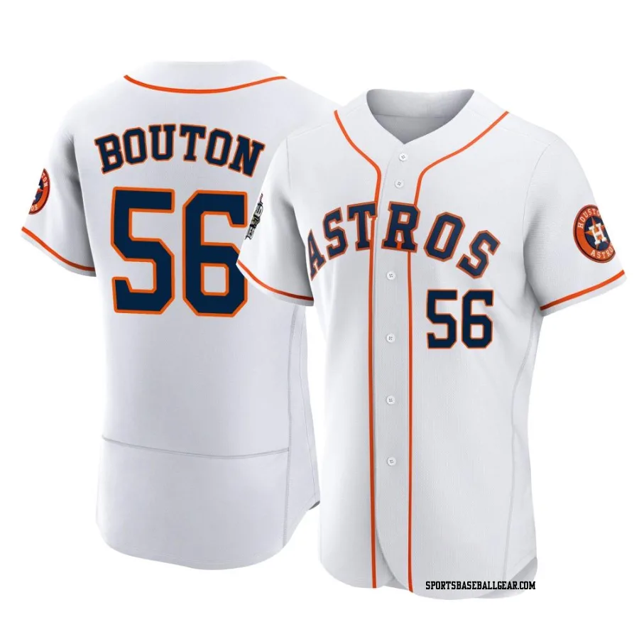 Jim Bouton Men's Houston Astros White Authentic 2022 World Series Home Jersey