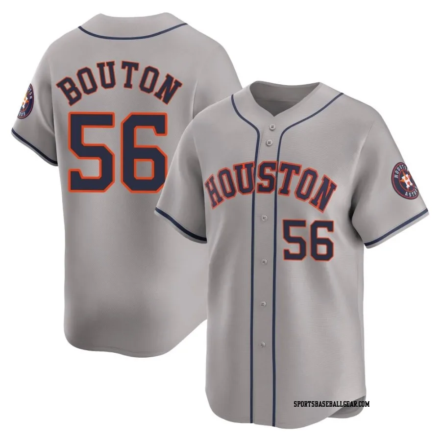 Jim Bouton Youth Houston Astros Gray Limited Away Jersey