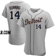 Jim Bunning Men's Detroit Tigers Gray Authentic Road Jersey