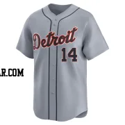 Jim Bunning Men's Detroit Tigers Gray Limited Road Jersey