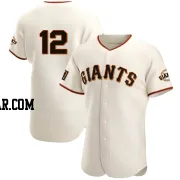 Jim Davenport Men's San Francisco Giants Cream Authentic Home Jersey