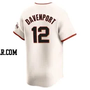 Jim Davenport Men's San Francisco Giants Cream Elite Home Jersey