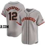 Jim Davenport Men's San Francisco Giants Gray Limited Away Jersey