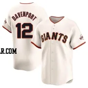 Jim Davenport Youth San Francisco Giants Cream Limited Home Jersey