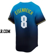 Jim Eisenreich Men's Philadelphia Phillies Blue Limited 2024 City Connect Jersey