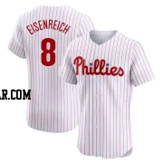 Jim Eisenreich Men's Philadelphia Phillies White Elite Home Jersey