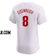 Jim Eisenreich Men's Philadelphia Phillies White Elite Home Jersey