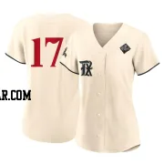 Jim Fregosi Women's Texas Rangers Cream Replica 2023 City Connect 2023 World Series Jersey