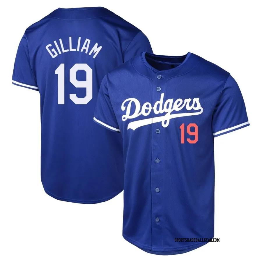 Jim Gilliam Youth Los Angeles Dodgers Royal Limited Alternate Jersey