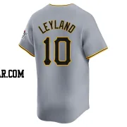 Jim Leyland Men's Pittsburgh Pirates Gray Limited Away Jersey