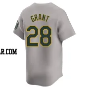 Jim Mudcat Grant Men's Oakland Athletics Gray Limited Away Jersey