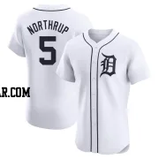 Jim Northrup Men's Detroit Tigers White Elite Home Jersey