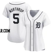 Jim Northrup Women's Detroit Tigers White Limited Home Jersey