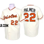 Jim Palmer Men's Baltimore Orioles Cream Replica Throwback Jersey