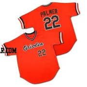 Jim Palmer Men's Baltimore Orioles Orange Replica 1982 Throwback Jersey