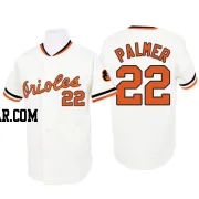 Jim Palmer Men's Baltimore Orioles White Authentic 1970 Throwback Jersey