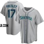 Jim Presley Youth Seattle Mariners Gray Replica Road Jersey