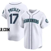 Jim Presley Youth Seattle Mariners White Limited Home Jersey