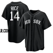 Jim Rice Youth Boston Red Sox Black/White Replica Jersey