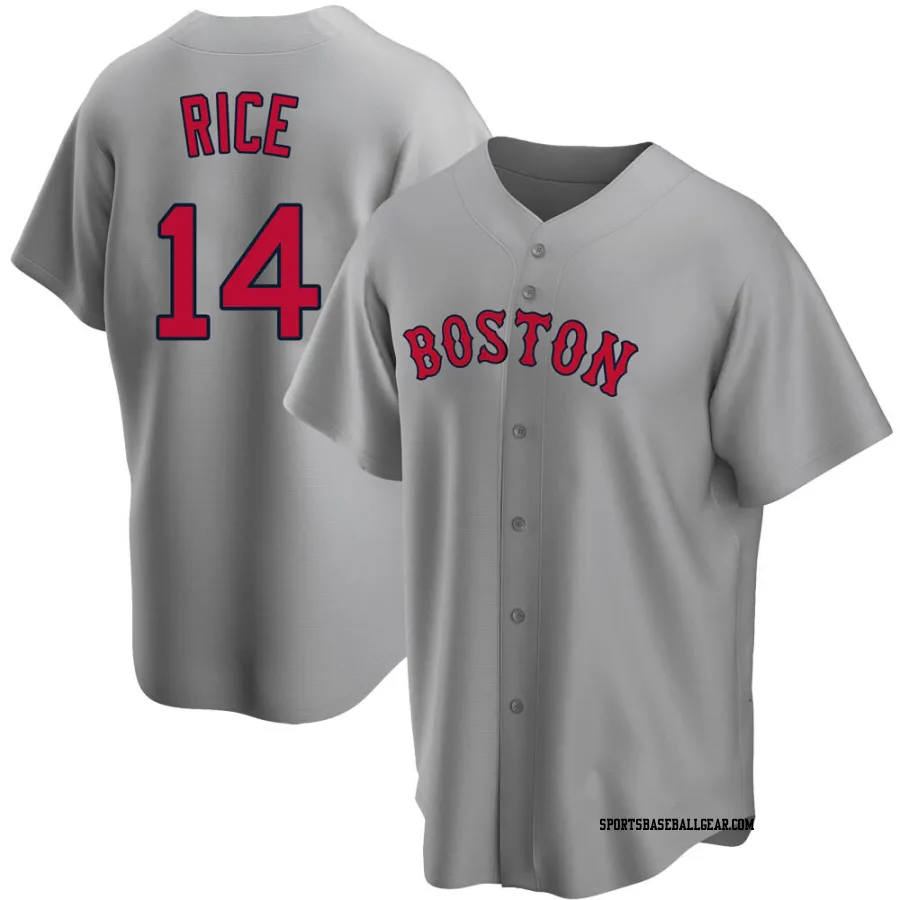 Jim Rice Youth Boston Red Sox Gray Replica Road Jersey