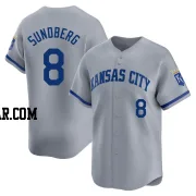 Jim Sundberg Men's Kansas City Royals Gray Limited Away Jersey