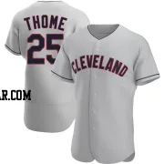 Jim Thome Men's Cleveland Guardians Gray Authentic Road Jersey