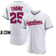 Jim Thome Men's Cleveland Guardians White Authentic Home Jersey