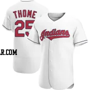 Jim Thome Men's Cleveland Guardians White Authentic Home Jersey