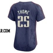 Jim Thome Women's Cleveland Guardians Navy Limited 2024 City Connect Jersey