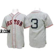 Jimmie Foxx Men's Boston Red Sox Grey Authentic 1936 Throwback Jersey