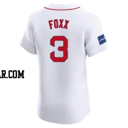 Jimmie Foxx Men's Boston Red Sox White Elite Home Patch Jersey