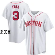 Jimmie Foxx Youth Boston Red Sox White Replica 2021 Patriots' Day Jersey