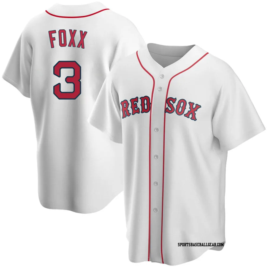 Jimmie Foxx Youth Boston Red Sox White Replica Home Jersey