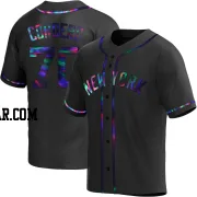 Jimmy Cordero Men's New York Yankees Black Holographic Replica Alternate Jersey