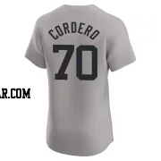 Jimmy Cordero Men's New York Yankees Gray Elite Road Jersey