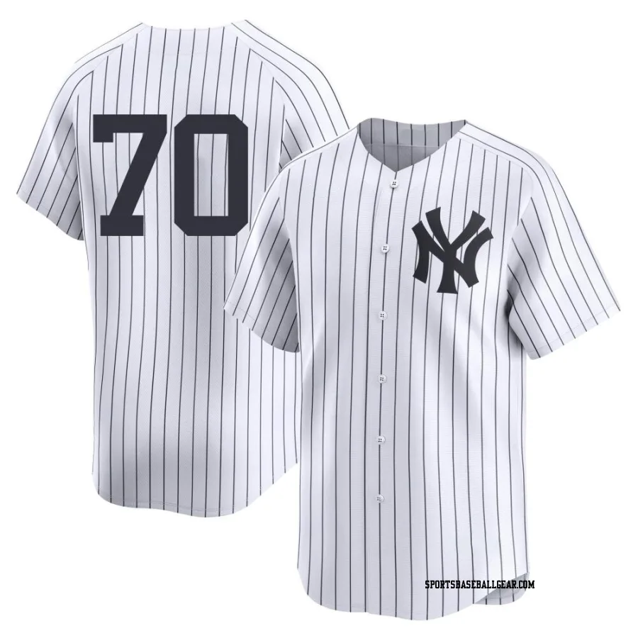 Jimmy Cordero Men's New York Yankees White Limited Yankee Home 2nd Jersey