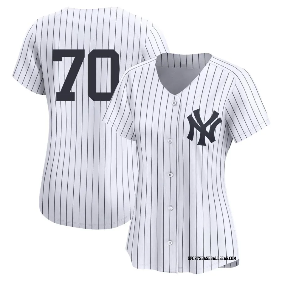 Jimmy Cordero Women's New York Yankees White Limited Yankee Home 2nd Jersey