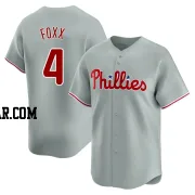 Jimmy Foxx Men's Philadelphia Phillies Gray Limited Away Jersey