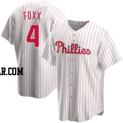 Jimmy Foxx Men's Philadelphia Phillies White Replica Home Jersey