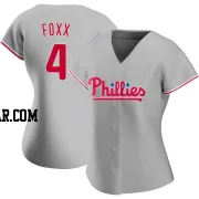 Jimmy Foxx Women's Philadelphia Phillies Gray Authentic Road Jersey