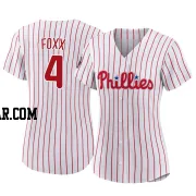 Jimmy Foxx Women's Philadelphia Phillies White Authentic 2022 World Series Home Jersey