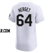 Jimmy Herget Men's Colorado Rockies White Elite Home Jersey