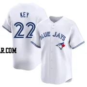 Jimmy Key Men's Toronto Blue Jays White Limited Home Jersey