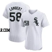 Jimmy Lambert Men's Chicago White Sox White Elite Home Jersey